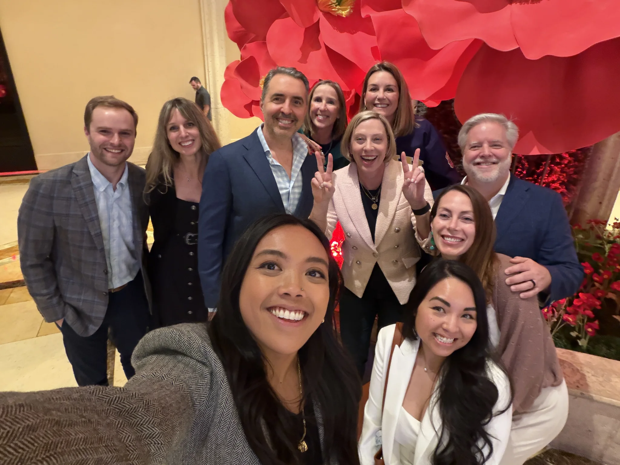 Dr. Lexi Gonzales with the OvationLab team in Las Vegas