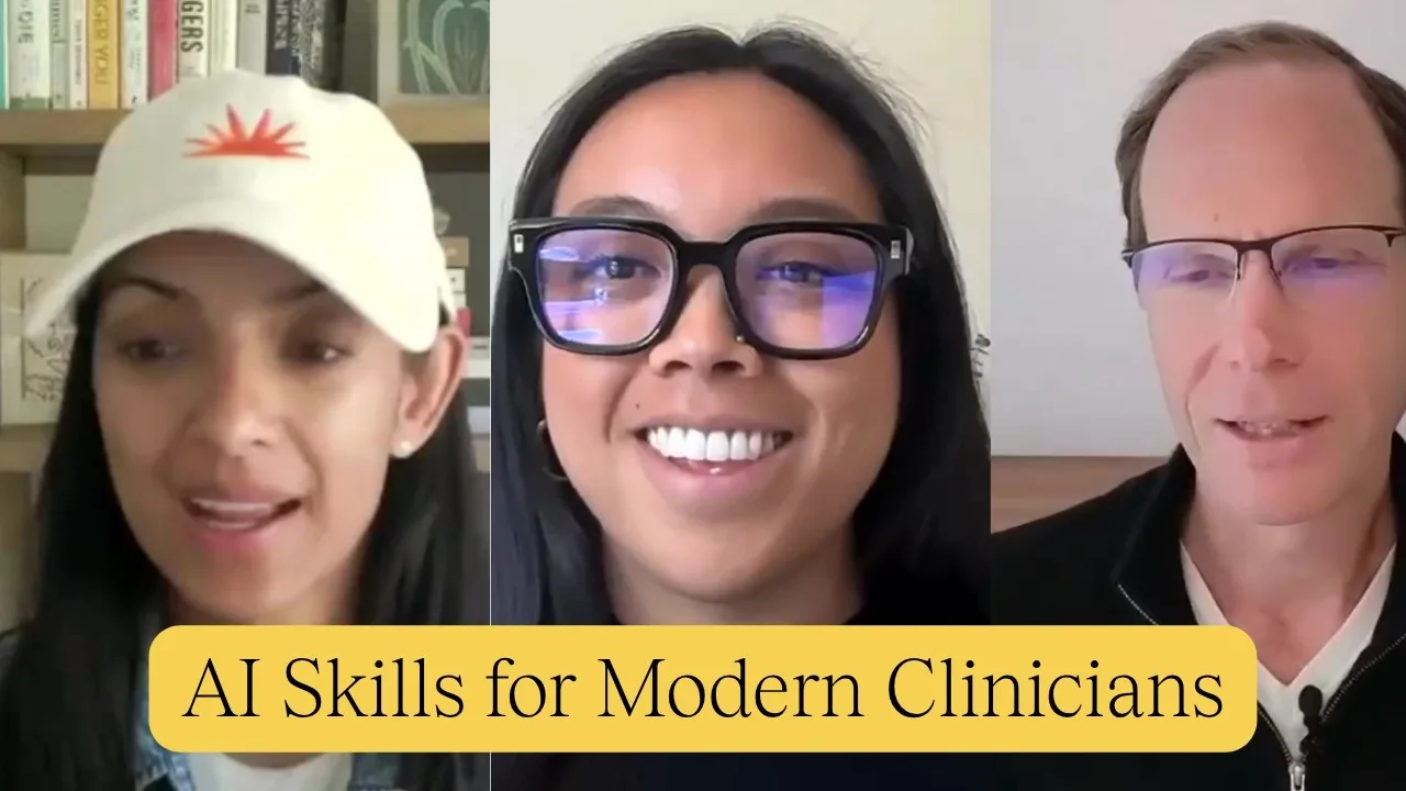 AI Skills for Modern Clinicians webinar
